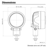 ABL 700 LED Heavy Duty Forklift Work Light - (Flood)